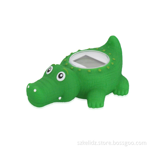 New Arrival Waterproof Cartoon Floating Safety Crocodile Baby Water Room Thermometer For Boys and Girls